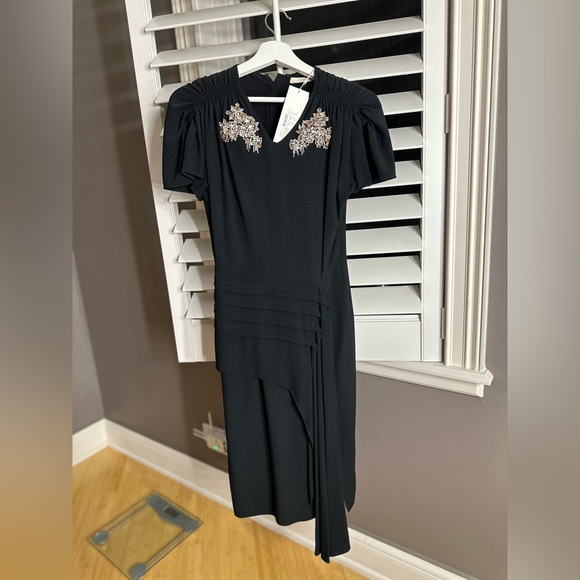 New With Tags! JASON WU COLLECTION Crepe Sheath Dress with SWAROVSKI crystals - Picture 4 of 8